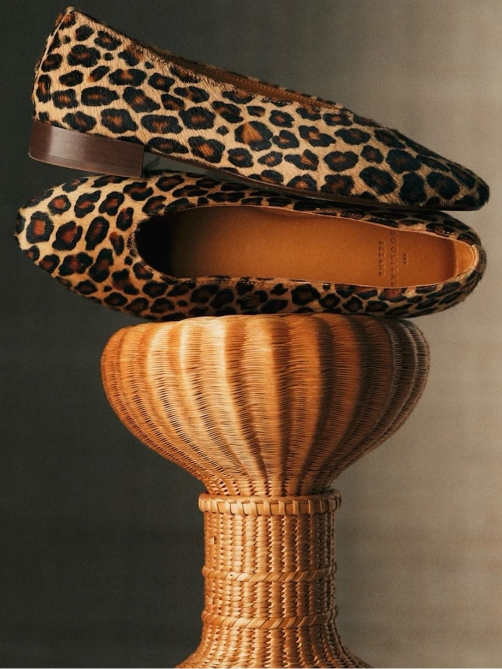 Sézane Leopard Matilda Ballet Flats